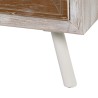 Caisson à Tiroirs COUNTRY 50 x 35 x 112 cm Naturel Blanc Bois d'épicéa Bois MDF