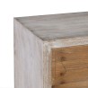 Caisson à Tiroirs COUNTRY 50 x 35 x 112 cm Naturel Blanc Bois d'épicéa Bois MDF