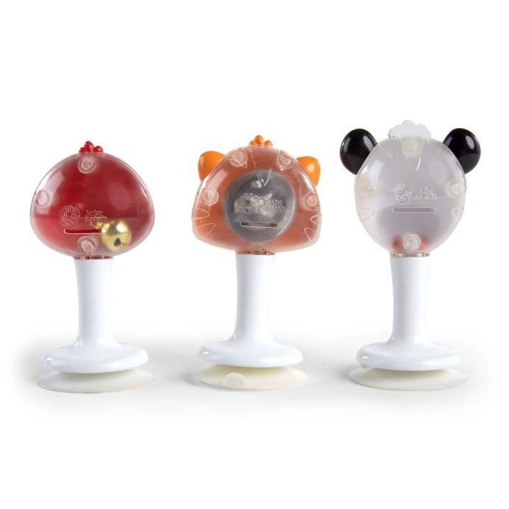 BABY EINSTEIN Rattle & Jingle Trio Hochets musicaux a emporter