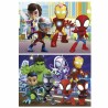 Set de 2 Puzzles Educa Spidey Amazing Friends