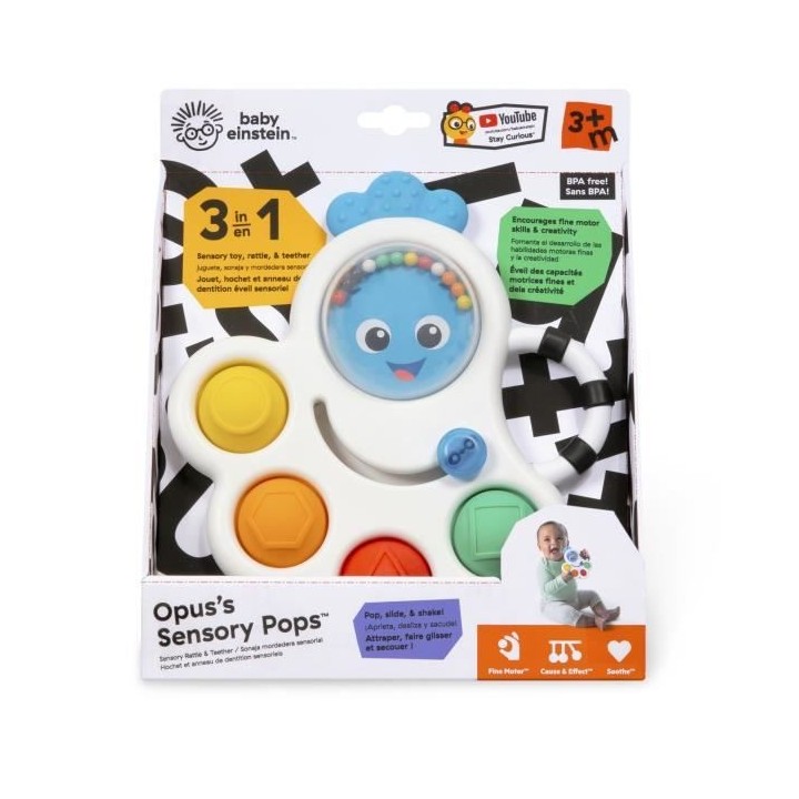 BABY EINSTEIN octo-push bubble pop toy