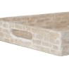 Plateau apéritif 50 x 33 x 5 cm Blanc Nacre noire (2 Unités)