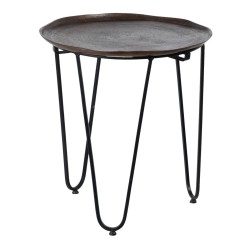 Table d'appoint Aluminium Fer 40 x 40 x 51 cm