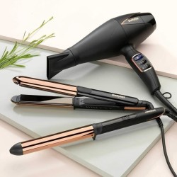 BaByliss ST482E - Lisseur BaByliss straight & curl brillance - 5 températures jusqu'a 235°C - Plaques 28 mm en titane véritab