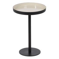 Table d'appoint Noir Taupe Fer 30 x 30 x 44 cm