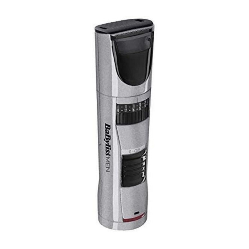 BABYLISS T831E - Tondeuse barbe Beard Trim+ - Avec ou sans fil - 60min autonomie - 2 guides de coupe : 1-20 mm et 16-35mm