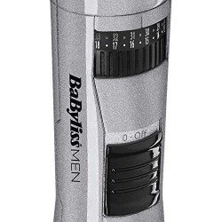 BABYLISS T831E - Tondeuse barbe Beard Trim+ - Avec ou sans fil - 60min autonomie - 2 guides de coupe : 1-20 mm et 16-35mm