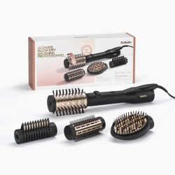 BABYLISS BIG HAIR LUXE AS970E - Brosse soufflante rotative multistyle - 50mm céramique - Brosse fixe 38mm - 650W