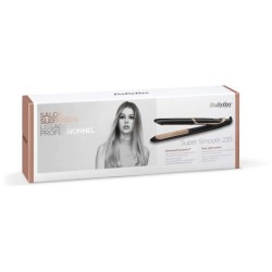 BaByliss - ST393E - Lisseur Super Smooth 235 avec Technologie Titane Céramique et Ionique avec mode protection de chaleur