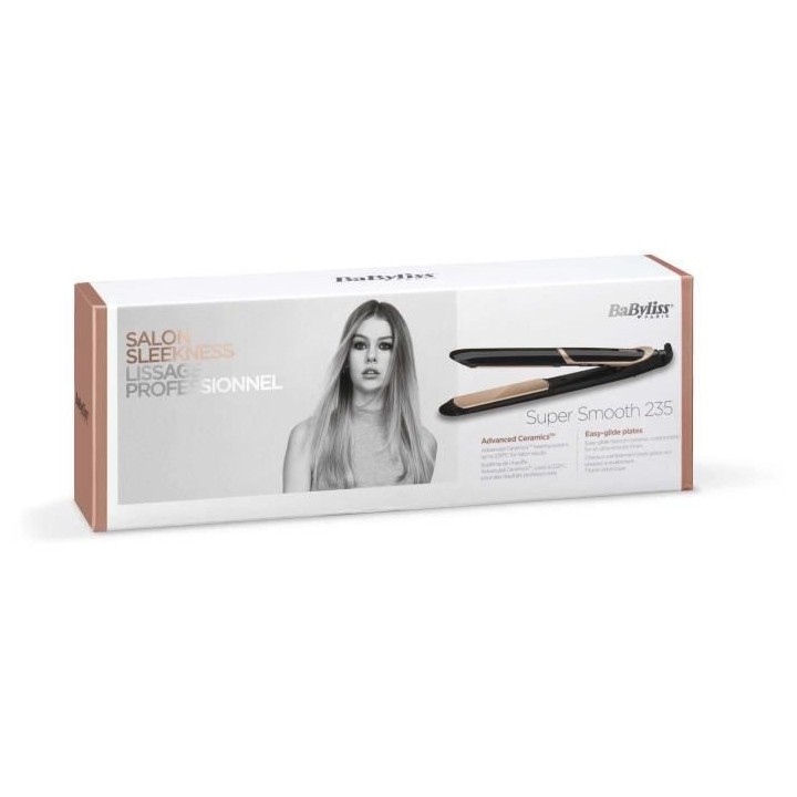 BaByliss - ST393E - Lisseur Super Smooth 235 avec Technologie Titane C