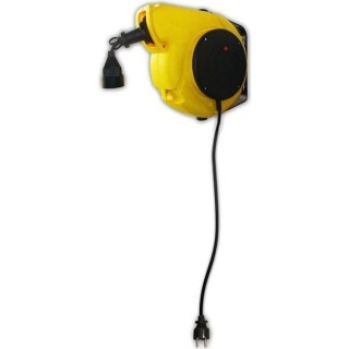 Enrouleur éléctrique mural ZENITECH 11m + 2m - câble HO5VVF - 3G1mm