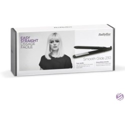 BABYLISS ST240E - Lisseur Smooth Glide 230 - 2 températures 200° - 230°C - Plaques en céramique - Chauffe rapide - Noir