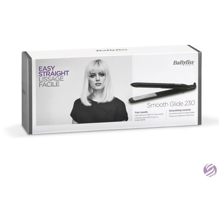 BABYLISS ST240E - Lisseur Smooth Glide 230 - 2 températures 200° - 2