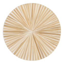 Table d'appoint Beige Bambou 40 x 40 x 45 cm Bois MDF