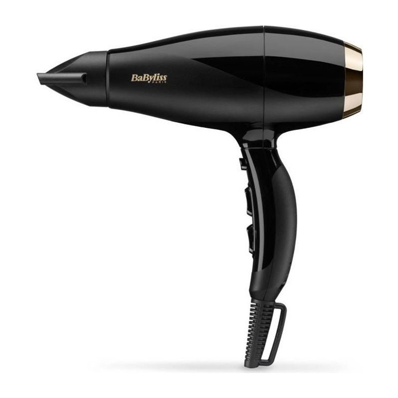 BABYLISS 6714E- Seche-cheveux Super Pro 2300W - 3 températures/2 vitesses - 120 km/h de vitesse d'air - Bouton air froid