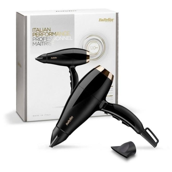 BABYLISS 6714E- Seche-cheveux Super Pro 2300W - 3 températures/2 vite