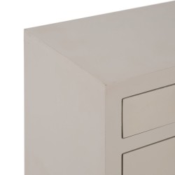 Meuble d'Entrée avec Tiroirs MIZUCHI 63 x 26 x 78 cm Bois Taupe DMF