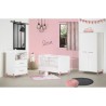 Babyprice - JOY ROSE - Commode 2 Portes et 1 Niche