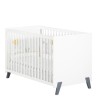 Babyprice - JOY GRIS - Lit Bébé 120 x 60