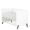 Babyprice - JOY GRIS - Lit Bébé 120 x 60