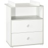 BABYPRICE CLEO commode a langer 2 tiroirs 1 niche