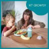 Babymoov Coffret repas GROW'ISY, 24-36 mois, Contient 1 gourde, 2 cuilleres et 1 assiette compartimentée