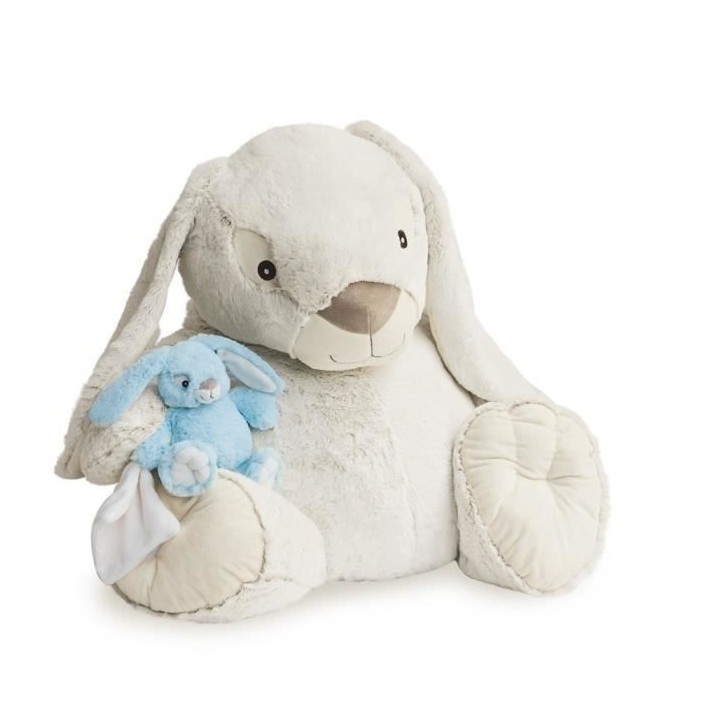 BABY NAT' Guimauve et Malow - Pantin Lapin Malow grand modele