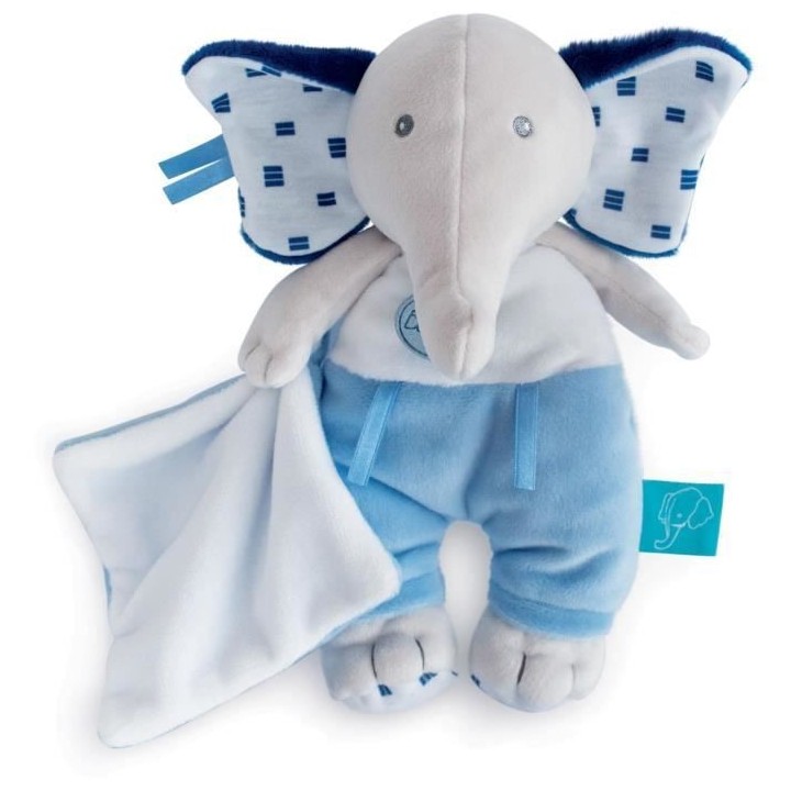 BABY NAT' Edgar et Eglantine - Pantin avec doudou Edgar 23 cm