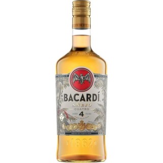 Rhum Bacardi Anejo Cuatro - Rhum vieux - Puerto Rico - 40%vol - 70cl
