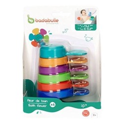 Badabulle Jouet de bain Fleur pour le bain et la plage, 6 pieces