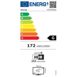 TV intelligente Samsung HG75AU800EUXEN 55" 4K Ultra HD