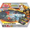 BAKUGAN - ARENE COMBAT BATTLE MATRIX SAISON 3 - 6060362 - Plateau de Jeu Luxe Sharktar doré Exclusif Avec Billes Bakugan et car