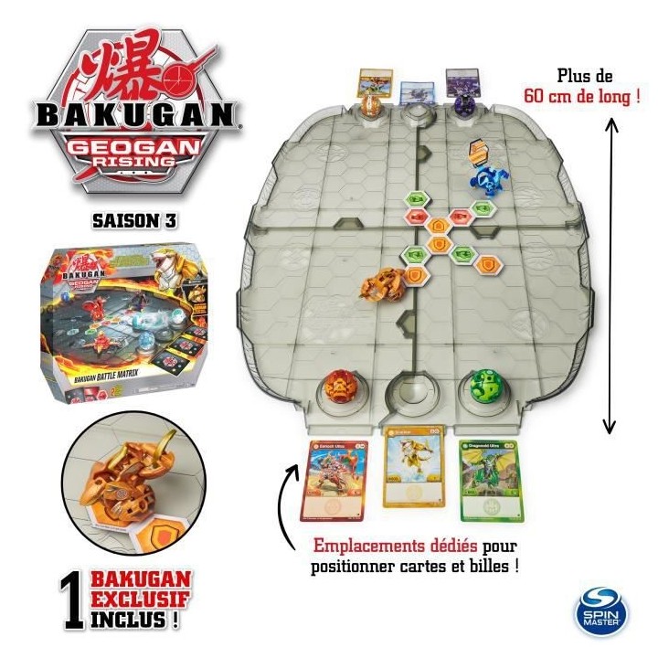 BAKUGAN - ARENE COMBAT BATTLE MATRIX SAISON 3 - 6060362 - Plateau de J