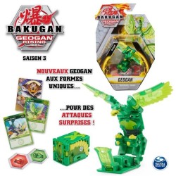 BAKUGAN GEOGAN RISING - PACK 1 GEOGAN SAISON 3 - 6059850 - Bille Bakugan Avec 2 BakuCores Et 3 Cartes Collection - Modele aléat