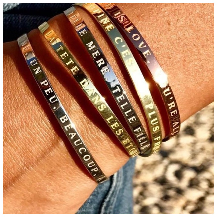 BAM - Bracelet Si tu n'éxistais pas il faudrait t'inventer Femme