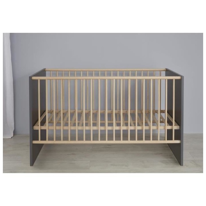 Chambre bébé Trio : Lit 70 x 140 cm + Commode a langer + Armoire MAT