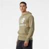 Sweat à capuche homme New Balance Essentials Marron Clair