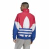 Veste de Sport Unisexe Adidas Originals Trefoil Rouge Bleu