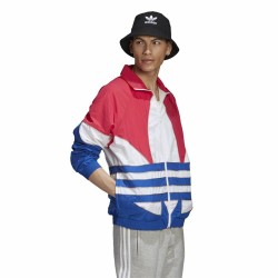 Veste de Sport Unisexe Adidas Originals Trefoil Rouge Bleu