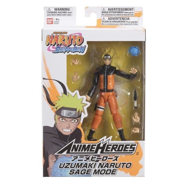 BANDAI Anime Heroes - Naruto Shippuden - Figurine Anime heroes 17 cm -