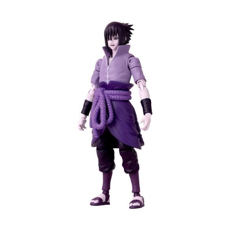 BANDAI Anime Heroes - Naruto Shippuden - Figurine Anime heroes 17 cm - Sasuke Uchiwa Rinnegan/Mangekyo Sharingan