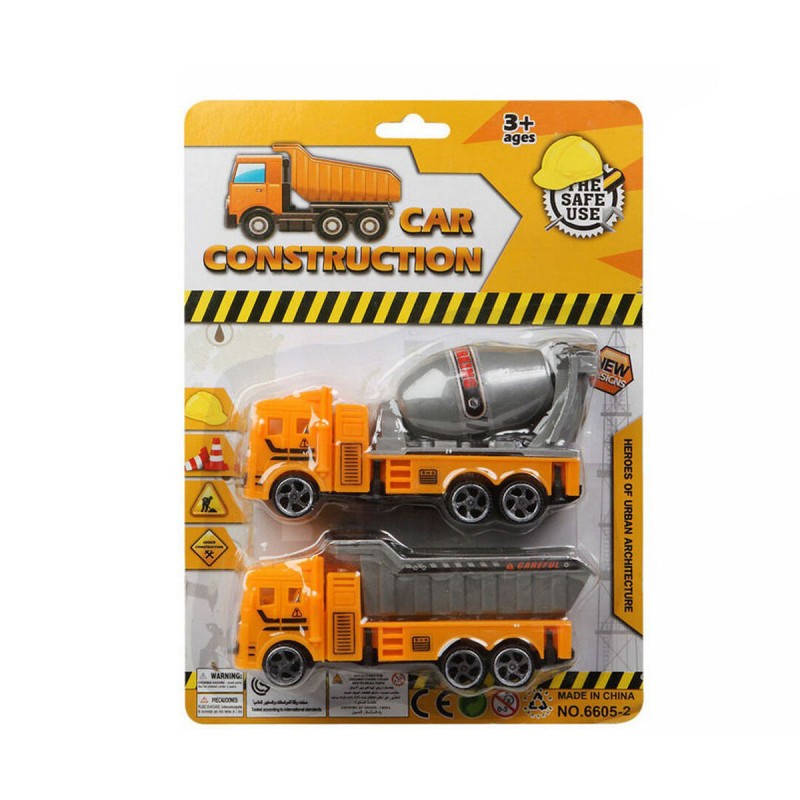 Set de voitures Car Construction De Friction 26 x 19 cm