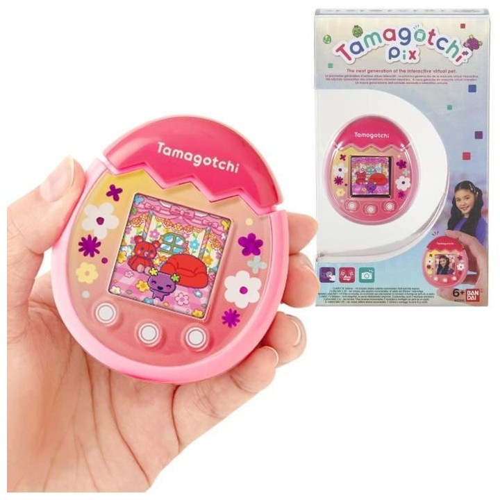 BANDAI Tamagotchi PIX - rose