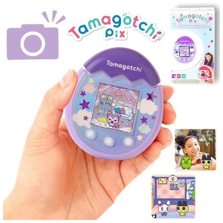 BANDAI Tamagotchi PIX - Violet