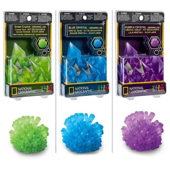 BANDAI National Geographic - Mini Kit Cristal - modele aléatoire