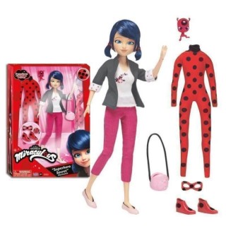 Miraculous Ladybug - Poupée mannequin 26 cm et ses deux tenues - BAND
