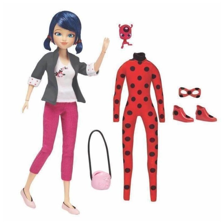 Miraculous Ladybug - Poupée mannequin 26 cm et ses deux tenues - BAND