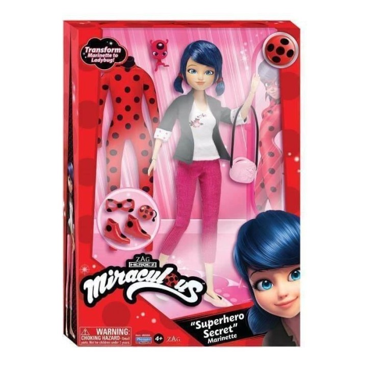Miraculous Ladybug - Poupée mannequin 26 cm et ses deux tenues - BAND