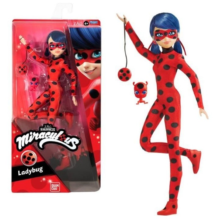Miraculous Ladybug - Poupée mannequin 26 cm : Ladybug - BANDAI