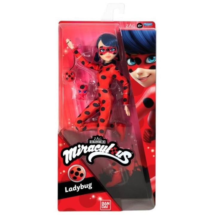 Miraculous Ladybug - Poupée mannequin 26 cm : Ladybug - BANDAI